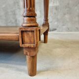 Antique drapers table side table kitchen island oak