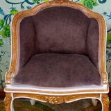 A pair of armchairs Louis XV style