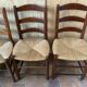 Set of 4 mulched chairs