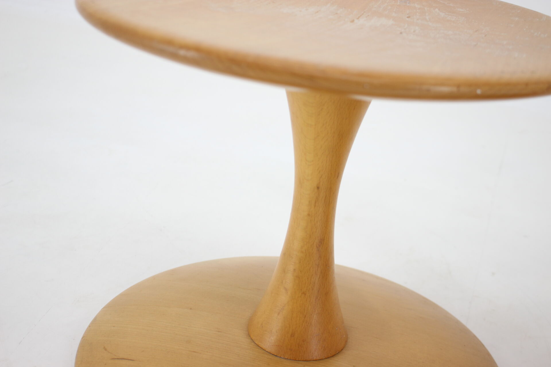 Pair of Nanna Ditzel Beech Stools by Kolds Savværk, Denmark 1960s