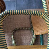 Paire de fauteuils en rotin