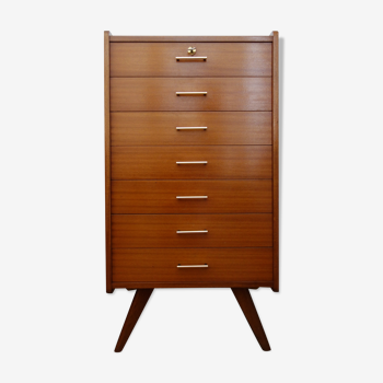 Chiffonier / semainier teak of the 1950s