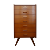 Chiffonier / semainier teak of the 1950s