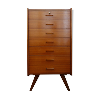 Chiffonier / semainier teak of the 1950s