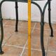 Set of 4 antique garden chairs in wrought iron from 1900.