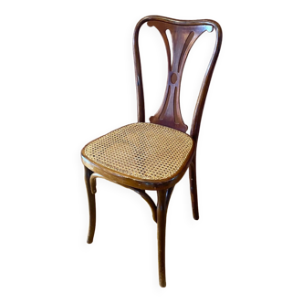 Bistro chair J&J Kohn Austria Art Nouveau canning and bentwood