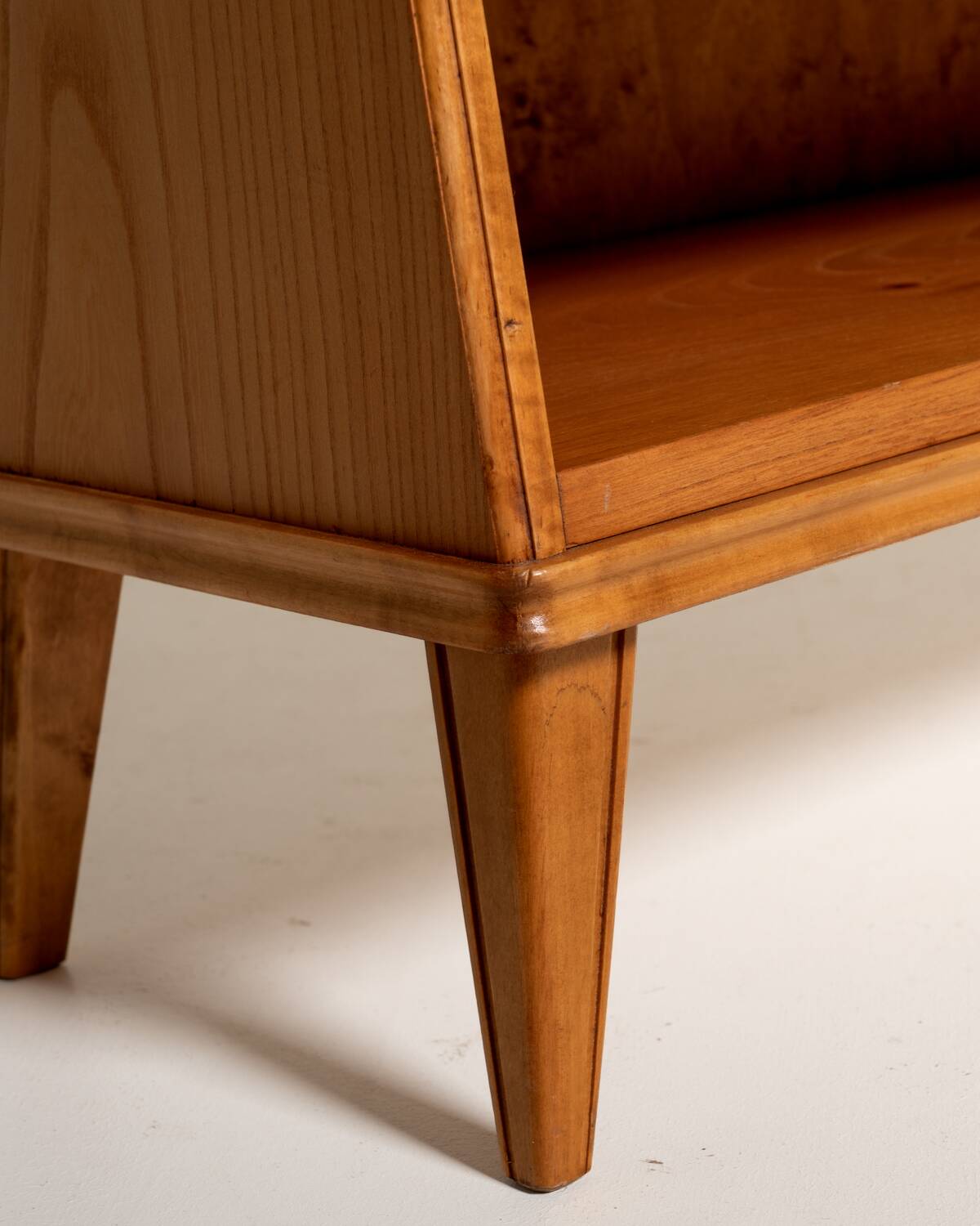 Scandinavian Elm Bookcase, 1940s/50s