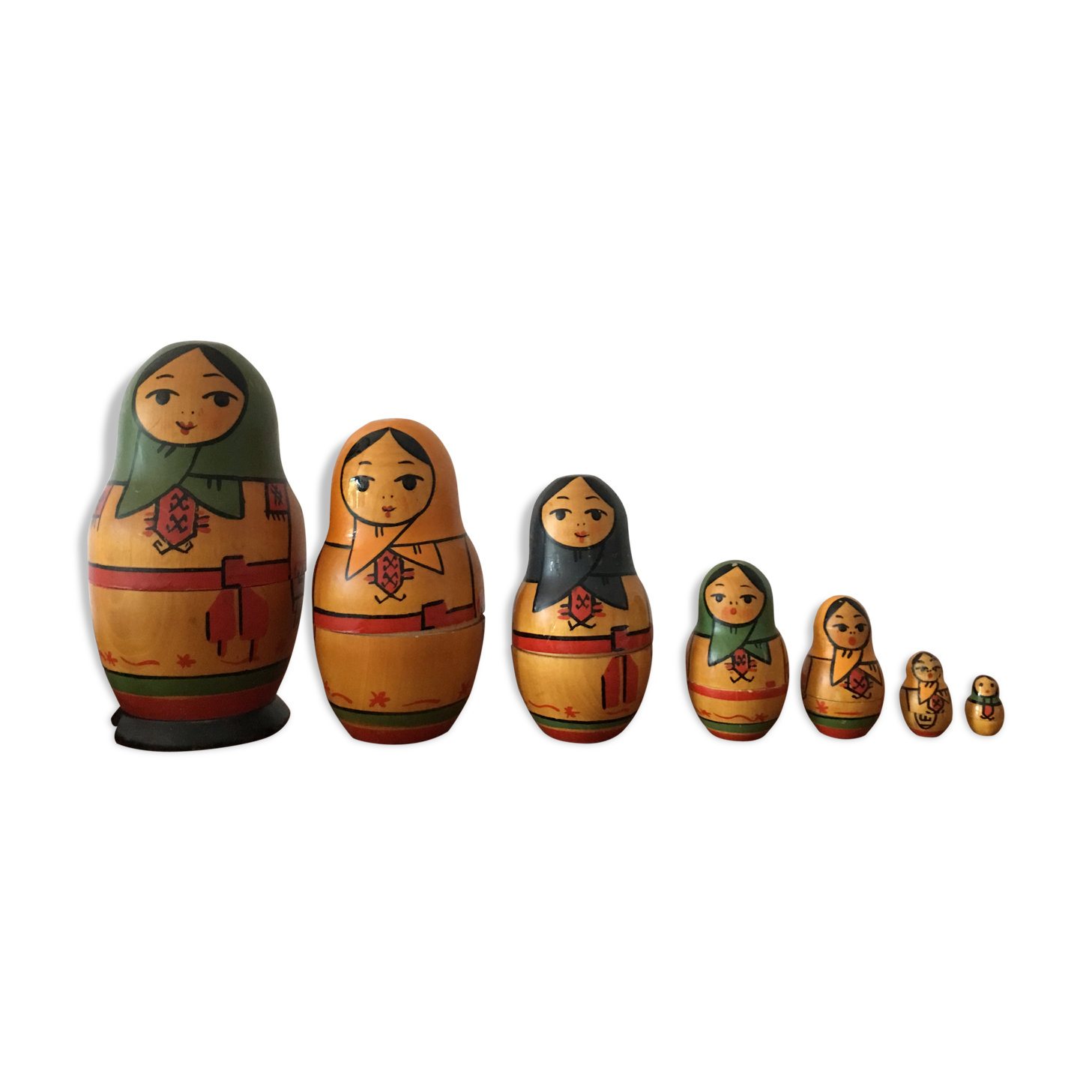Vintage Russian Matryoshka Dolls