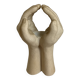 Hand-shaped candle holder