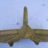 Rattan handle basket