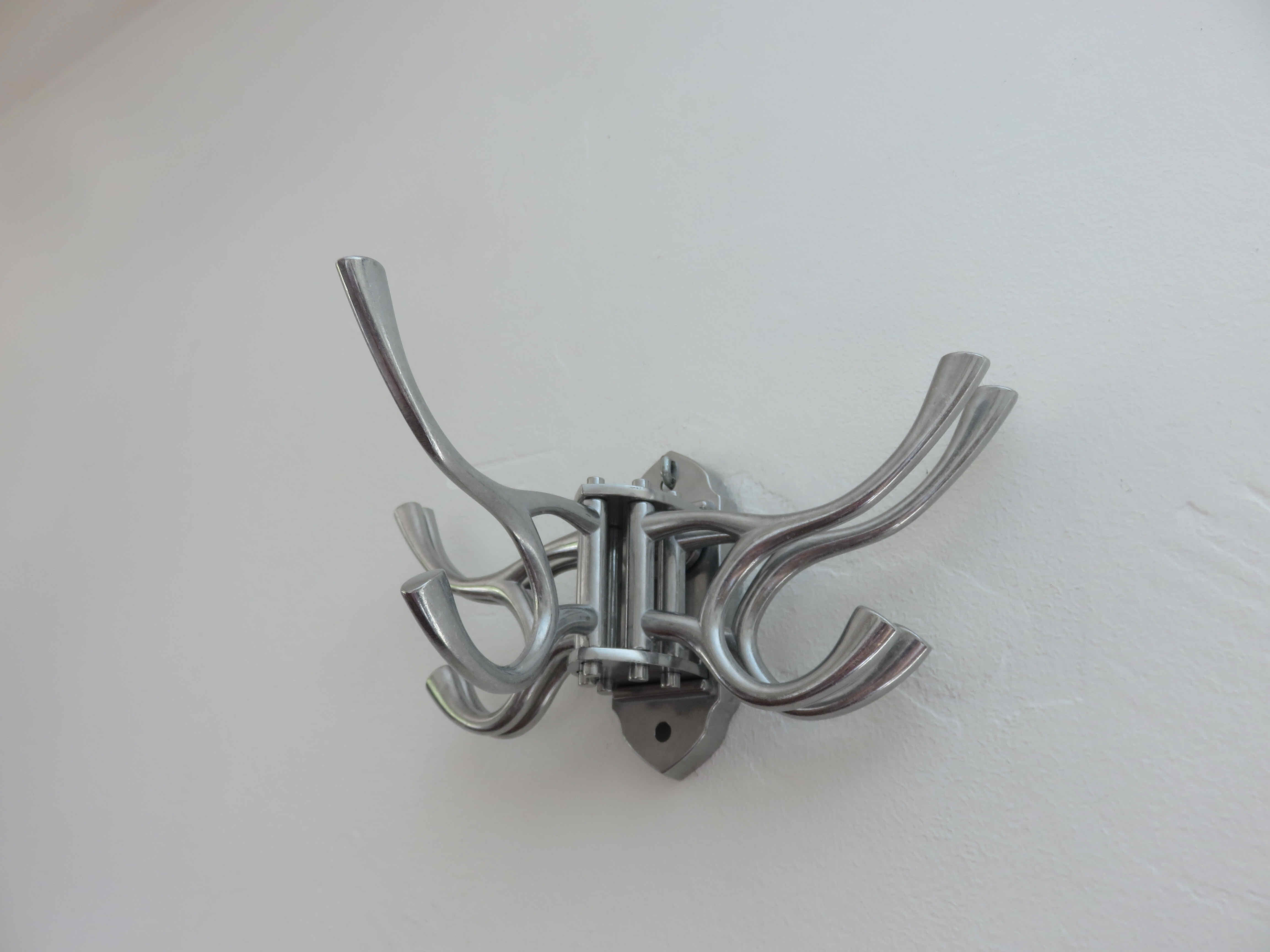 Swivel aluminum wall coat rack bistro, factory