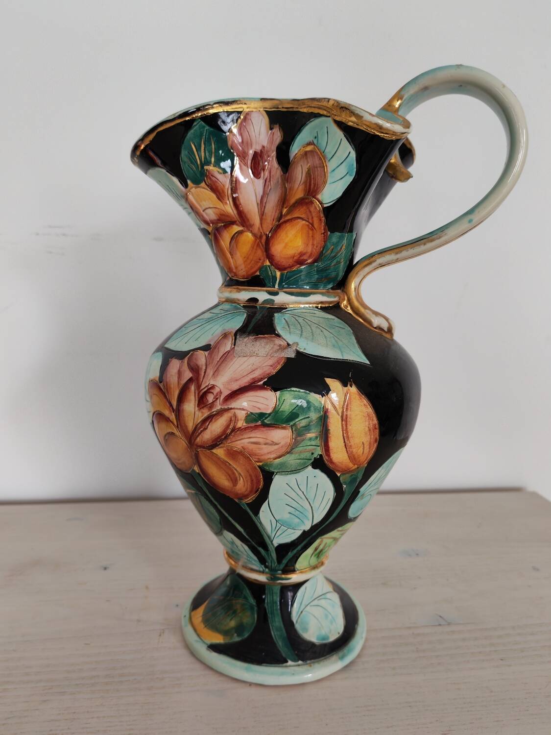 Ceramic carafe Vallauris 1960