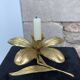 Vintage flower ashtray candle holder