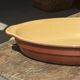 Huge oval oven dish with handle