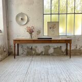 Oak table console