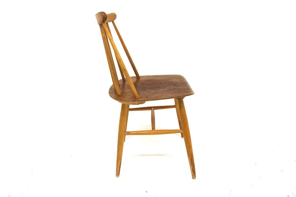 Set of 6 "Fanett" teak chairs by Ilmari Tapiovaara, Sweden, 1960
