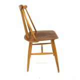 Set of 6 "Fanett" teak chairs by Ilmari Tapiovaara, Sweden, 1960