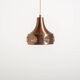 Swedish metal and glass pendant lamp, 1960s/70s