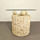 Fossil stone coffee table | Magnussen Ponte | 1980s