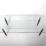 Table basse scandinave en verre, Suède, 1970