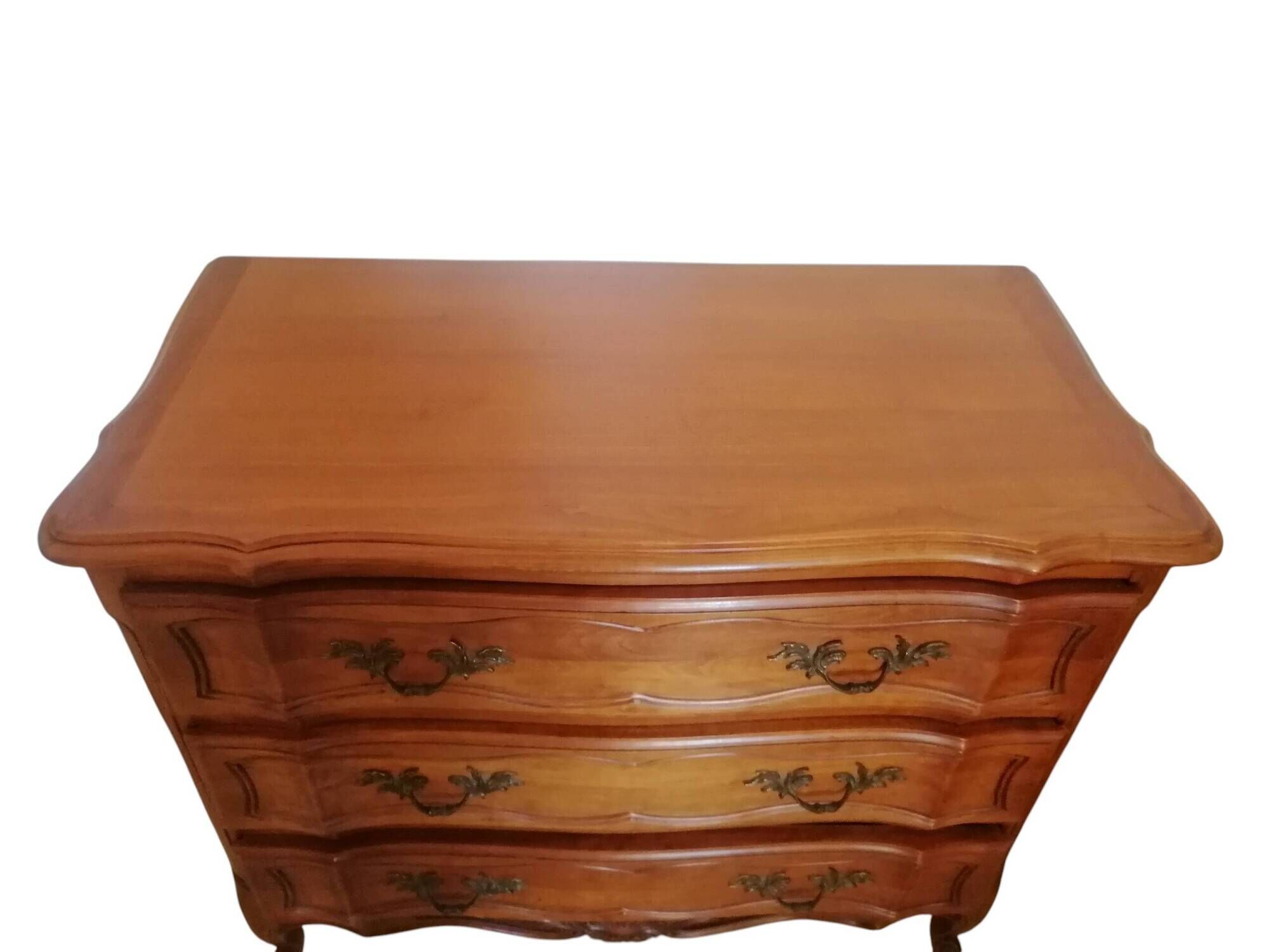 Louis XV style solid wood chest of drawers