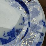 Set of 4 Bryonia model dessert plates from Sarreguemines U&C, between 1880 and 1900