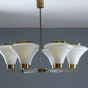 Mid-century chandelier, ceiling light by Josef Hurka, 1960s