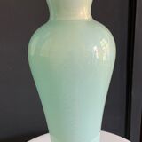 Murano - turquoise lined glass vase