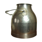 Bidon à lait ancien en inox