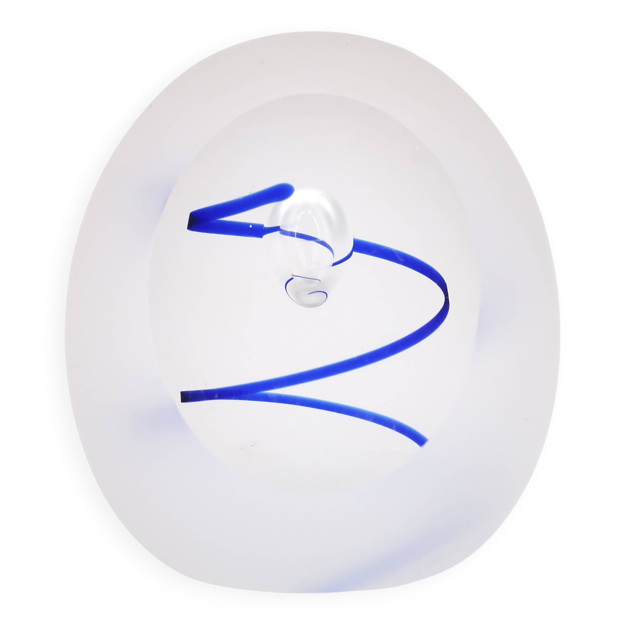 Sculpture scandinave suédoise en verre, années 90