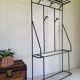 Large modernist wrought iron cloakroom from the 1950s.
