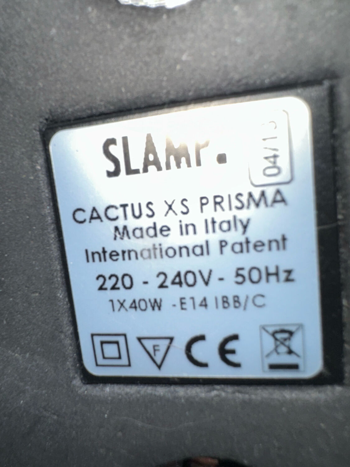 SLAMP Cactus XS lamp, prism, Italian design 2013