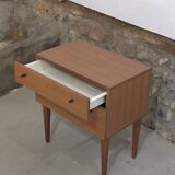 Scandinavian-style bedside table, 1960s