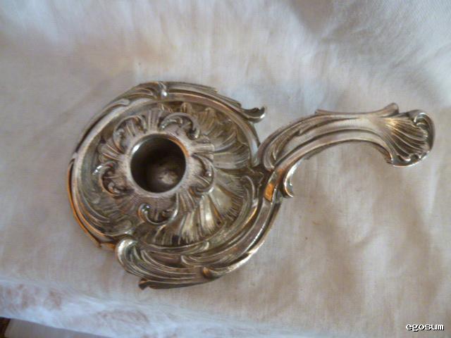 Boost candlestick style Louis XV silver Gallia