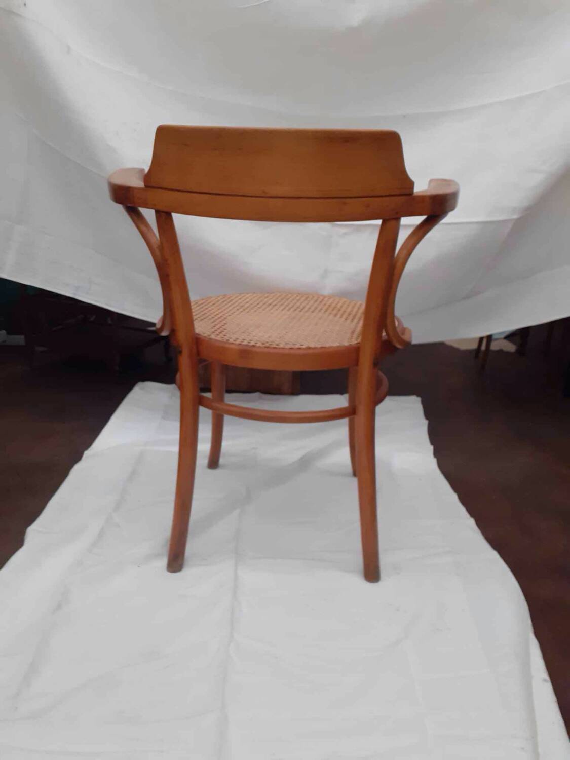 Cane armchair, Thonet brand