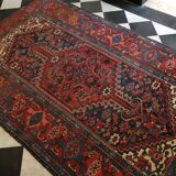 Tapis d'orient ancien persan fait main malayer 215 x 130