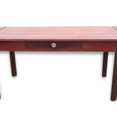 Table de Ferme chène et pin , 2 rallonges