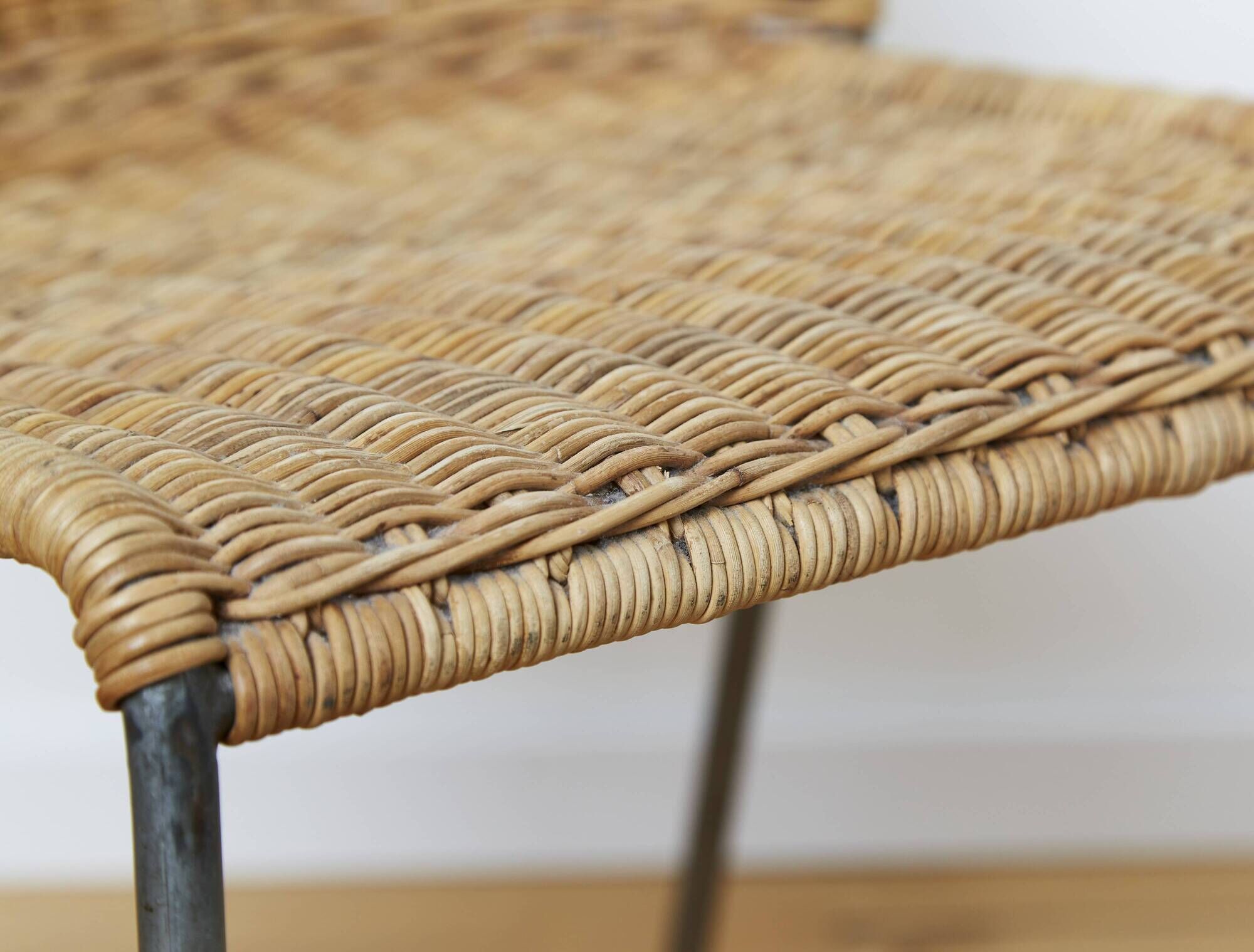 Herbert Hirche 'Santa Lucia' Wicker Chair for Wilde & Spieth | Set of Four