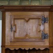 Vintage 1960s Corner Cabinet in Solid Oak style of Kjærnulf, Danish Modern