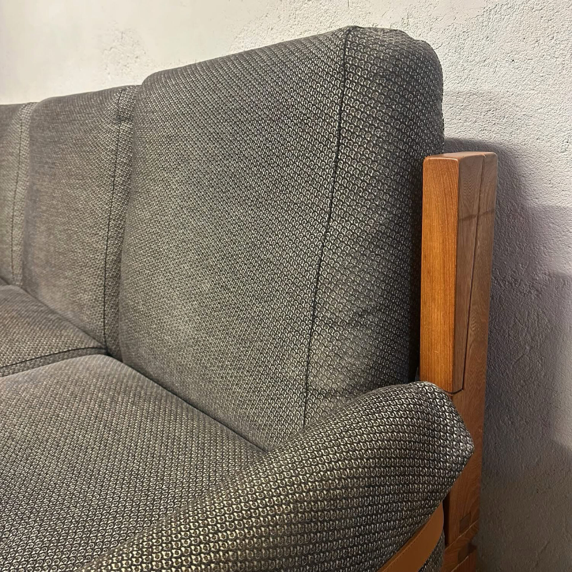 S32 sofa & its S15 armchair by Pierre Chapo, France, 1966