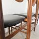 Set 4 chaises italiennes Gianfranco Frattini