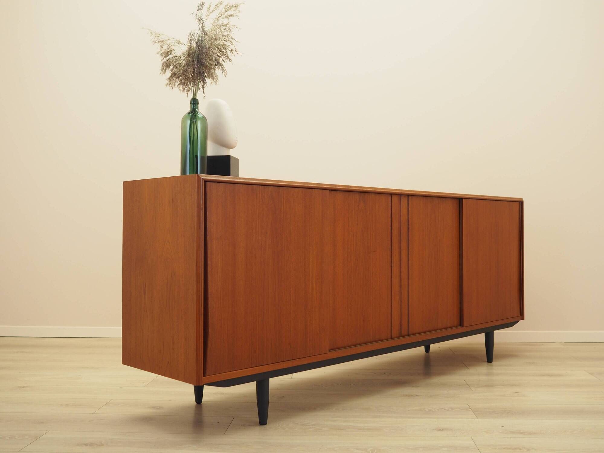 Danish teak sideboard 1960s with bar section and sliding doors