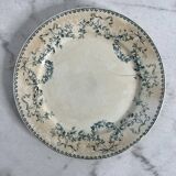 Set of 9 Terre de Fer flat plates - Sarreguemines U&C Mozart