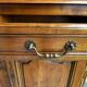 Buffet, rustic sideboard in solid cherry wood, 20th century