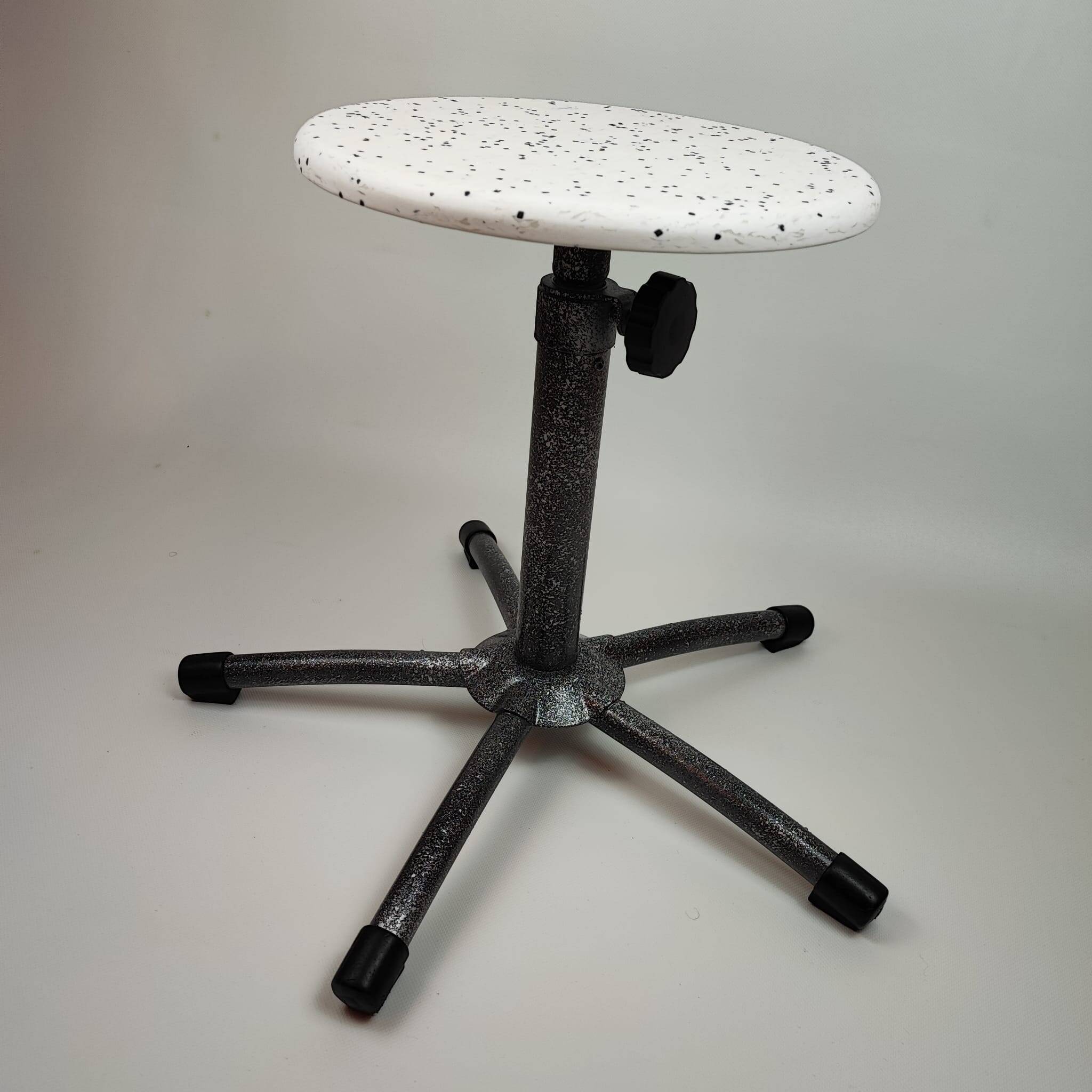 Upcycled school stool, 70s