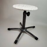 Upcycled school stool, 70s