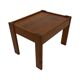 Vintage set of 3 side tables nesting pine wood 60s