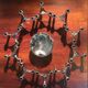 Set of 10 candlesticks and 1 Nagel cup