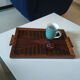 Plateau en marqueterie