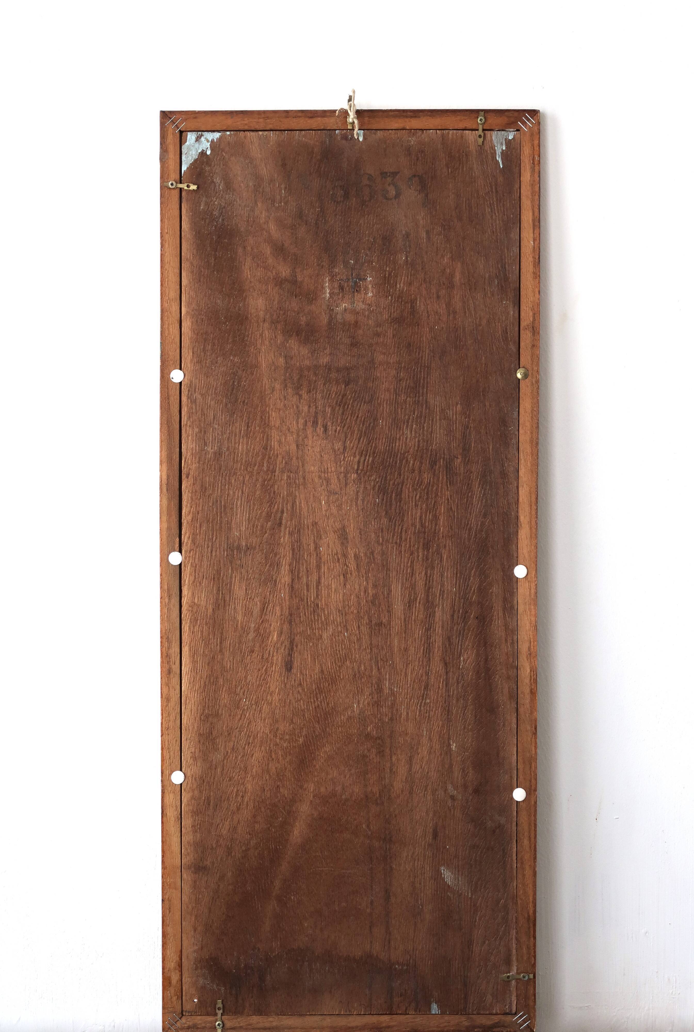 Painting, signed oil painting: flowers on a black background, 50s